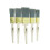 Coral Paint Brushes With Platinum Easy Clean Filaments 5 Piece Set 2