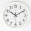 (White) Retro Round Wall Clock Silent 1