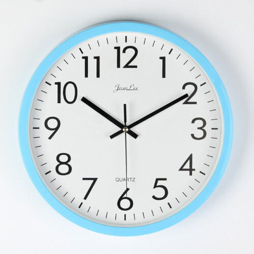 (blue) Retro Round Wall Clock Silent