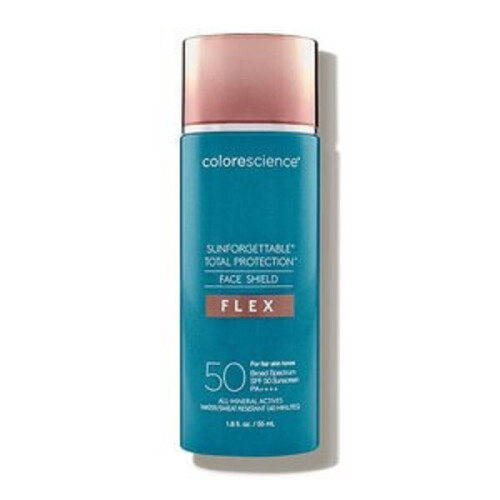 Colorescience Total Protection Face Shield Flex SPF 50, Zinc Oxide, 1,8 Fl oz.