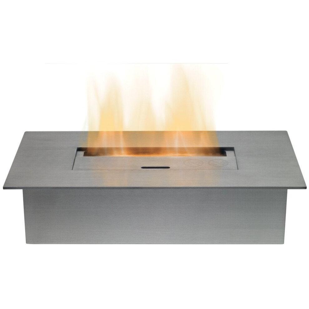 Adam Small Bio Ethanol Burner in Stainless Steel, 1.5 Litre Capacity