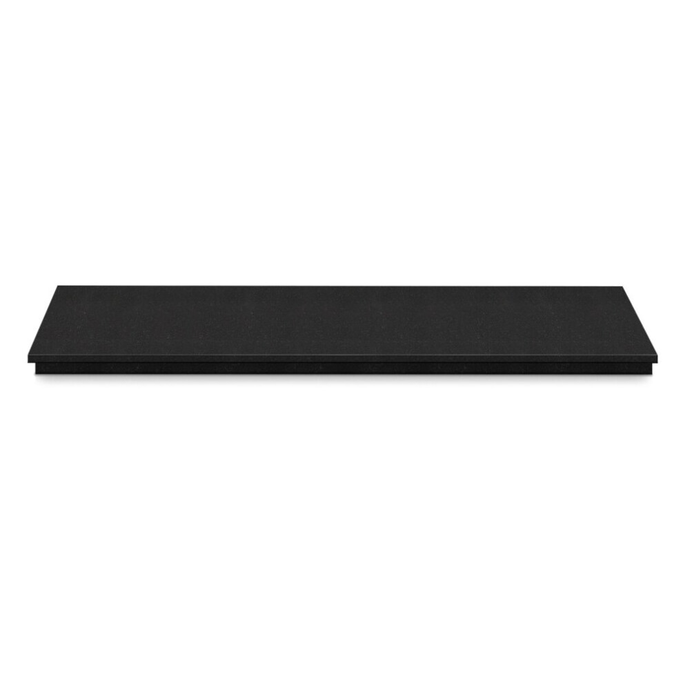 Adam Granite Stone Hearth in Black, 54 Inch