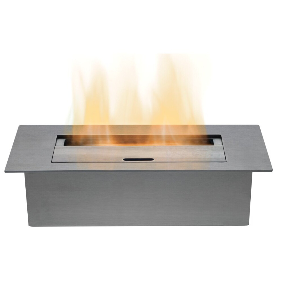 Adam Large Bio Ethanol Burner in Stainless Steel, 3 Litre Capacity