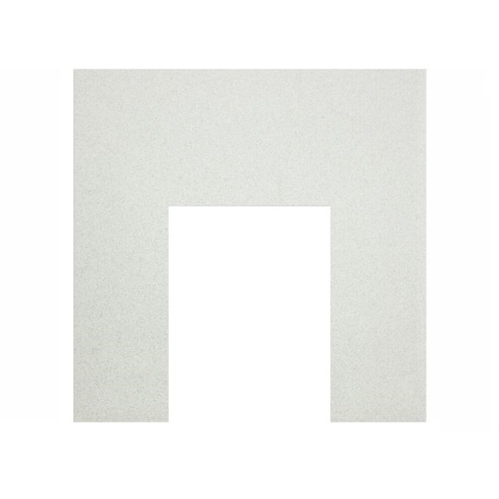 Adam Marble Back Panel in White, 37 Inch