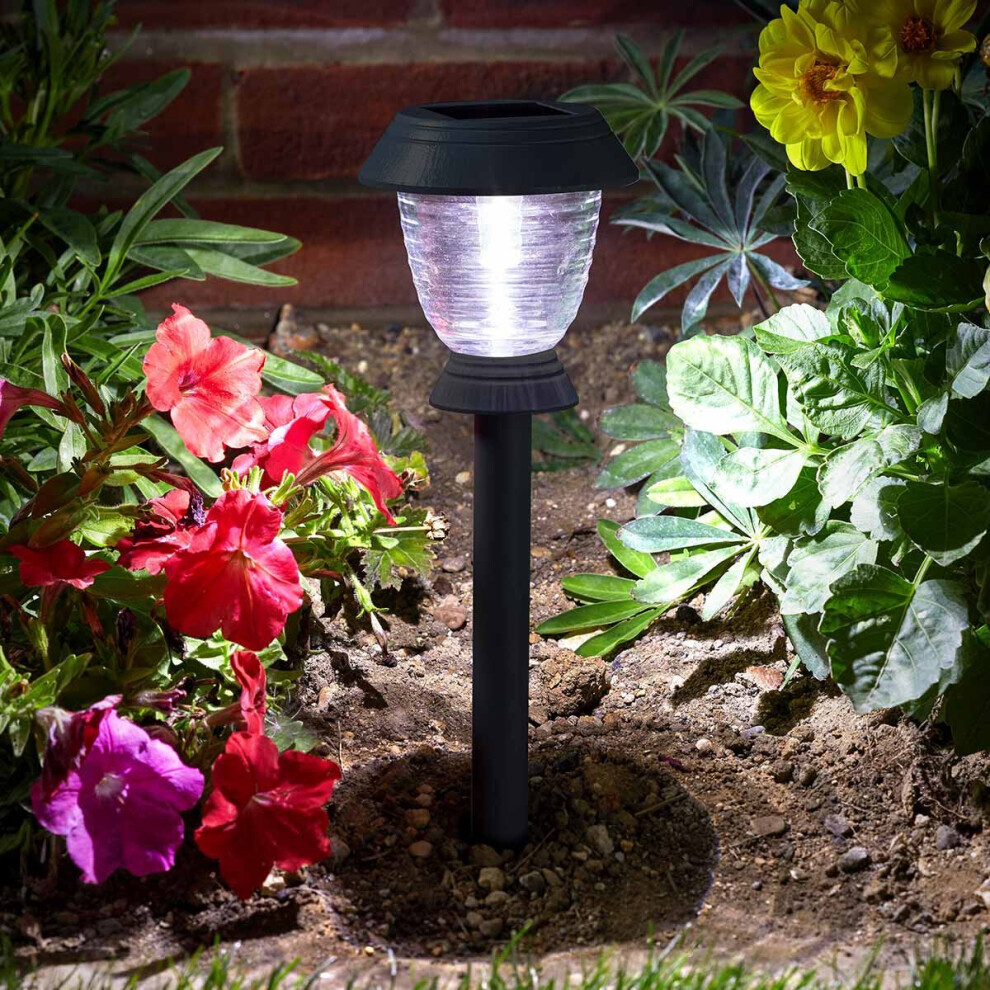 41cm Solar Power Outdoor LED Stake Light | Garden Pathway Patio