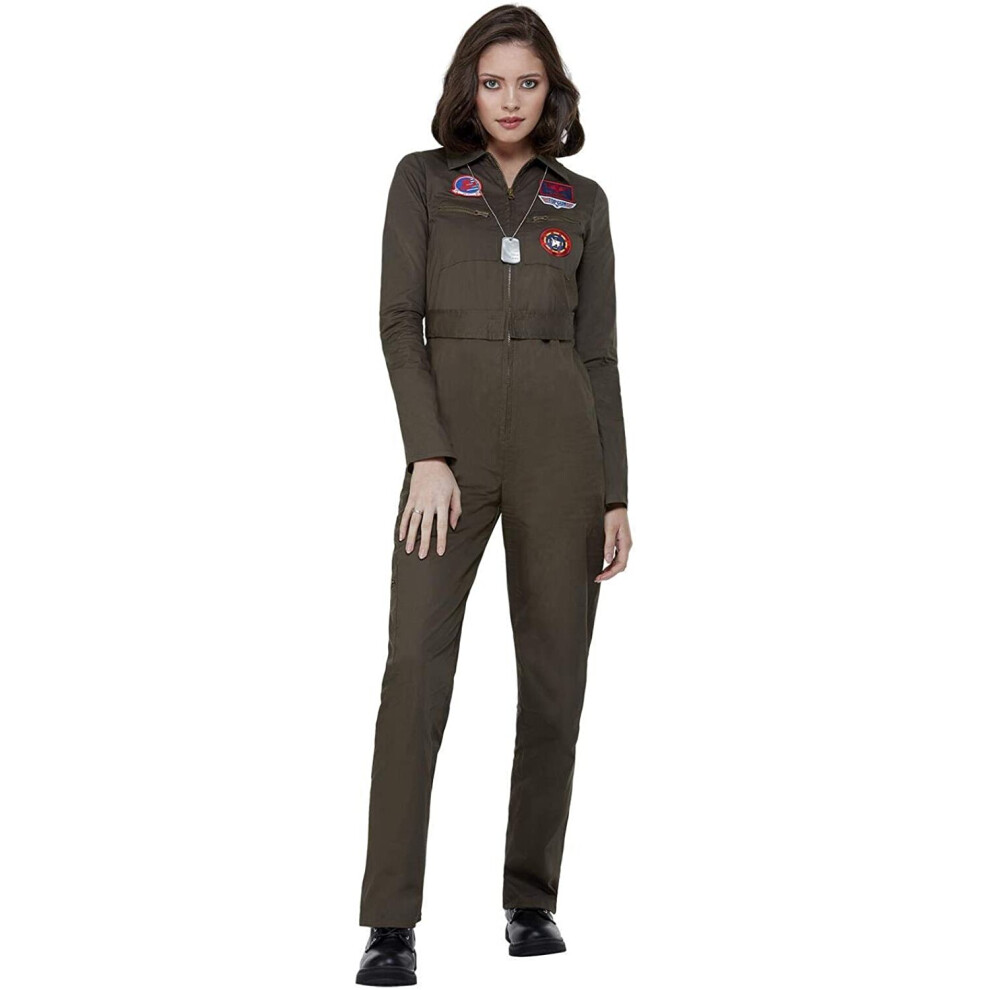 Smiffys Officially Licensed Top Gun Ladies Costume