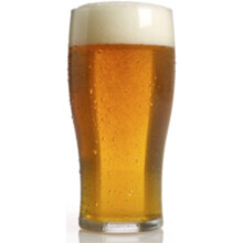 Star Cutouts Cut Out of Pint of Beer