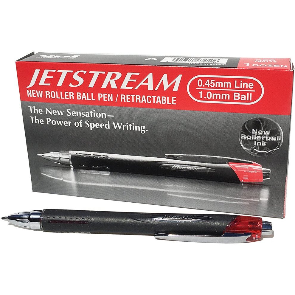 uni-ball Jetstream RT SXN-210 Rollerball Pen - Red, Box of 12