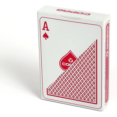 ASS Copag Poker Size Regular Face Playing Cards (Red) 1