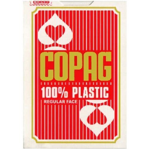 ASS Copag Poker Size Regular Face Playing Cards (Red) 2