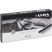 LYRA Polycrayons Soft Grey Tones 12 Box 17.4 x 9.0 x 2.0 cm
