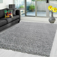(Grey, 120 x 170 cm) Thick Shaggy Large Verona Rugs Non Slip Hallway Runner Rug Bedroom Living Room Carpet
