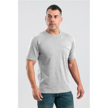 Berne Apparel BSM41GYT680 Mens WorkVent Performance Short Sleeve T-Shirt, Grey - 6XL
