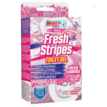 Mighty Burst Air Pure Fresh Stripe Toilet Gel Fresh Flowers 45 ml