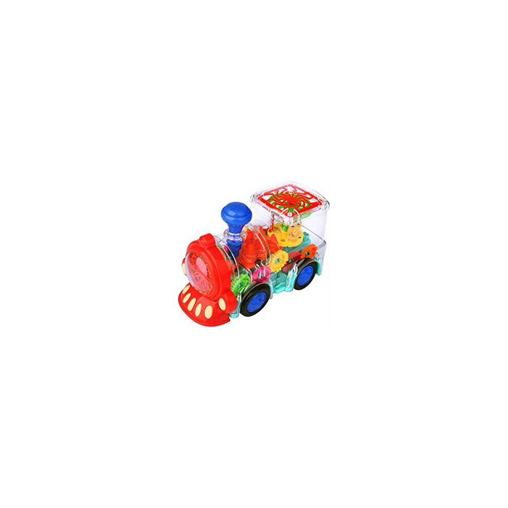 Electric Gear Train Toy Transparent Gear Mechanical Toy-image-OPC-P98ZVVD-NEW