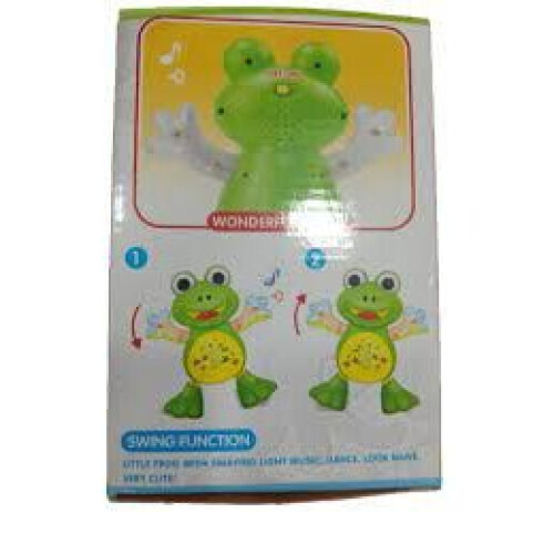 FROG DANCING TOY FOR KIDS LIGHT & MUSIC SWING FUNCTION