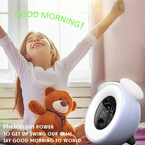 Alarm Clock,Wake up Light Clock with Adjustable Brightness Night Light 1