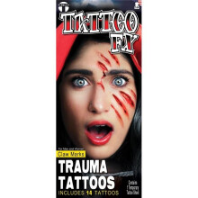 Tinsley Transfers Klauwmarkeringen Tattoo Set Standaard