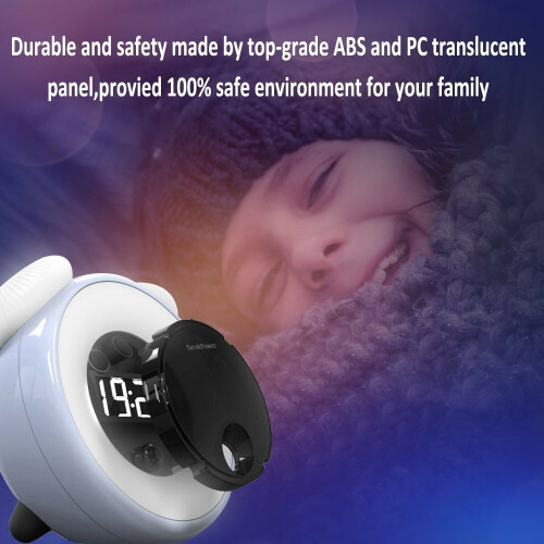 Alarm Clock,Wake up Light Clock with Adjustable Brightness Night Light 2