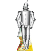 STAR CUTOUTS SC975 The Tin Man Lifesize Cardboard Cutout The Wizard of Oz Height 171cm, Multicolour