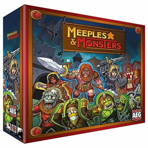 AEG AEG AEG7055 Meeples & Monsters Kickstarter Edition Board Game