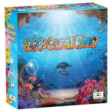 ECO CORAL REEF | Strategic Tile-Laying Board Game | Colorful Tile Placement Tabletop Game | 2-4 Players | Playtime 30-60 min | by Unique Board Games