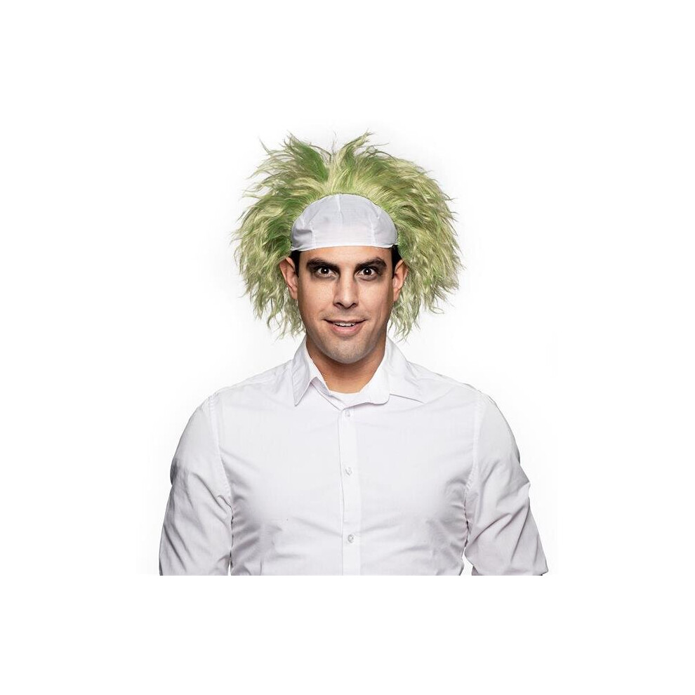 Enigma 00050 MLIME Beetle Juice Wig, Medium Lime