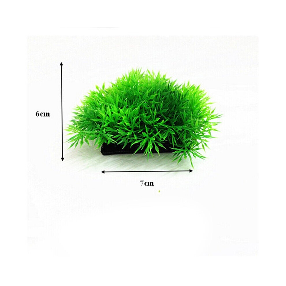 (Green) Artificial Grass Aquarium Decor Water Weeds Ornament Plant Fish Tank Decorations & Ornaments