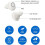 1Pair Digital Rechargeable Hearing Aid Invisible Sound Voice Amplifier 5