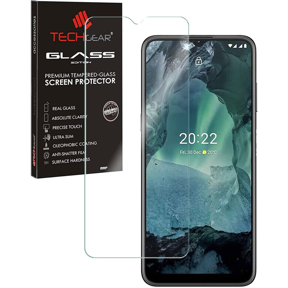 Techgear Glass Edition Compatible With Nokia G21 / Nokia G11, Tempered Glass Screen Protector Cover [2.5D Round Edge] [9H...