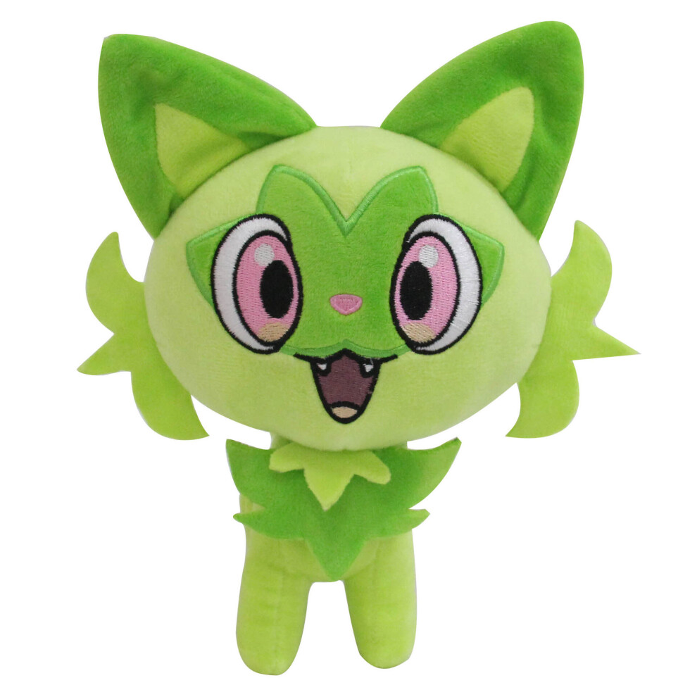 (A) Sprigatito Plush New Leaf Cats Silly Alligator Run Tears Game Cartoon Toy Figure Soft Toys Plush Toys Children