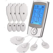 Rechargeable TENS Unit Dual-Channel Digital Therapy Massager with 16 Modes, 20 Intensity Levels, 10-60 Min Timer - Portable Pain Relief
