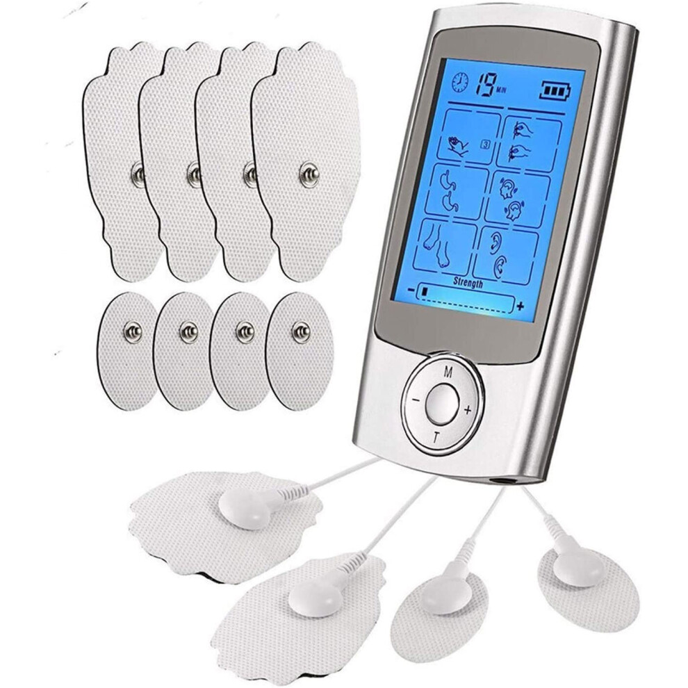 Rechargeable Tens Machine Digital Therapy Full Massager Pain Relief