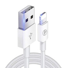TECHNOPLAY 1m USB Charger Sync Wire Cable Lead compatible with iPhones 11, 11pro, X, XS,XR, XS MAXX 8, 7, 6S, 6, 8 Plus, 7...