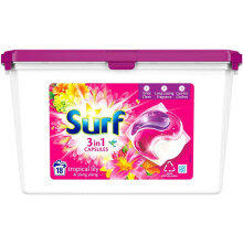 Surf Tropical Lily & Ylang-Ylang Washing Capsules, 18 Washes