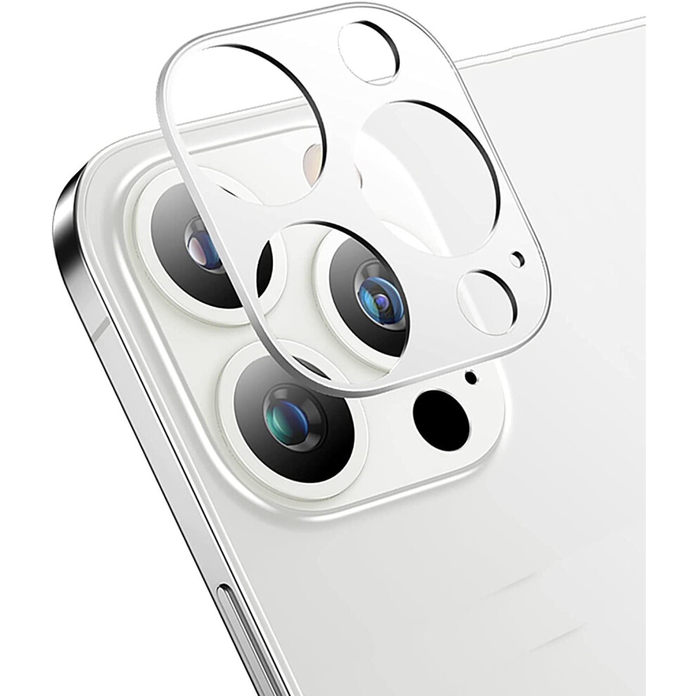 Photos - Protective film / glass GIOPUEY  - Silver[360 Protection Camera Protector for iPhone 13 Pro Max, iPhone 13 Pro Camera Lens Protector [Metal + Glass]