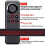 Pyatofyy New Replacement Remote Control,Basic Edition CV98LM for TV Stick Player & Fire TV Box 1St 2Nd Generation 2