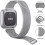 IMOT Metal Strap Compatible with Fitbit Versa 2 Strap / Fitbit Versa Strap / Versa Lite Strap, Magnetic Closure Strap for... 5