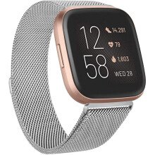 IMOT Metal Strap Compatible with Fitbit Versa 2 Strap / Fitbit Versa Strap / Versa Lite Strap, Magnetic Closure Strap for...