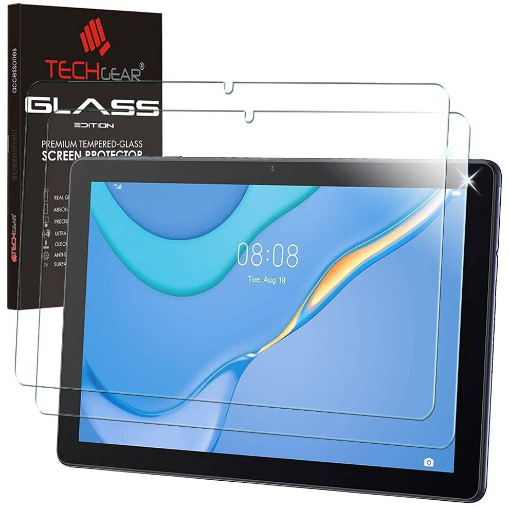 TECHGEAR GLASS Edition [2 Pack] Screen Protectors for Huawei MatePad T10 9.7" & T10s 10.1", Genuine Tempered Glass Screen...