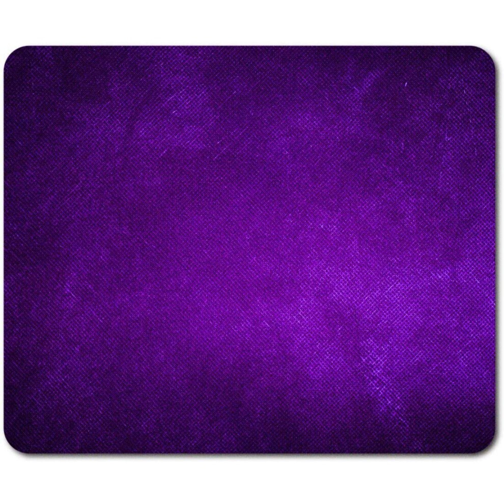 Rectangle Mouse Mat - Rustic Style Colour Girls 23.5 X 19.6 Cm (9.3 X 7.7 Inches) For Computer & Laptop, Office,... Purple 7626027771049