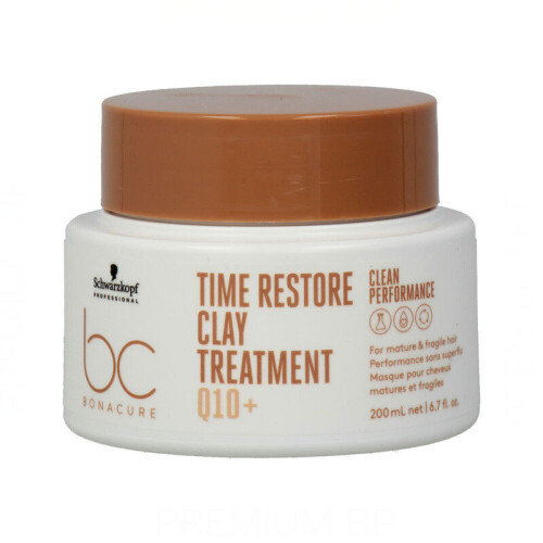 Schwarzkopf Μάσκα για λεπτά μαλλιά Schwarzkopf Bonacure Time Restore Clay (200 ml)