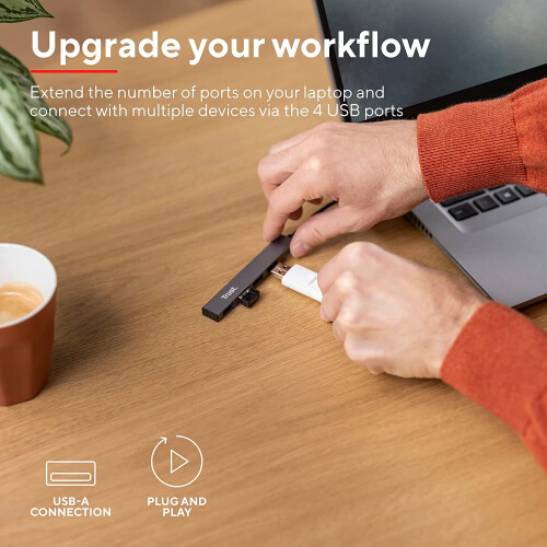 Trust Halyx USB 2.0 480 Mbit/s Aluminium 1
