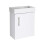 White Wall Hung Minimalist Compact Cloakroom Vanity Unit Basin/Sink 400mm 1
