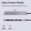 Trust Halyx USB 2.0 480 Mbit/s Aluminium 3
