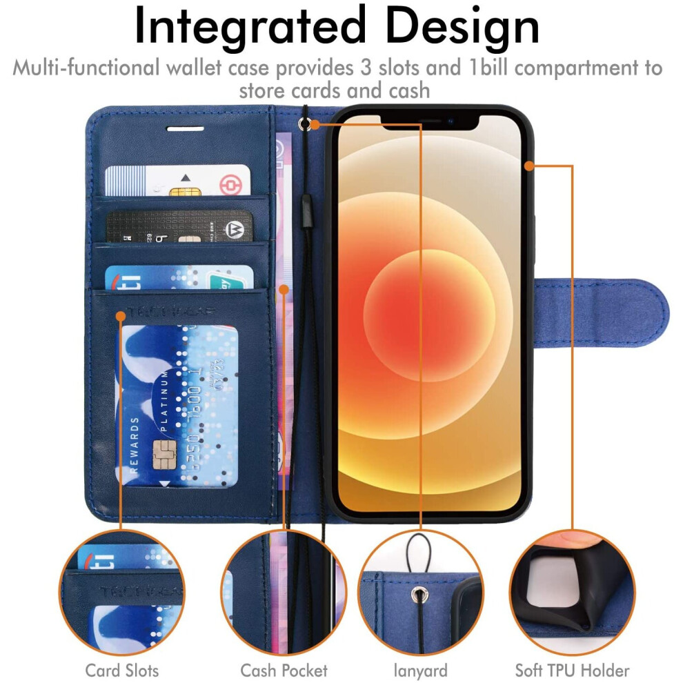 techgear-iphone-12---iphone-12-pro-leather-wallet-case--flip-protective-case-cover-with-wallet-card-holder--stand-and-wrist