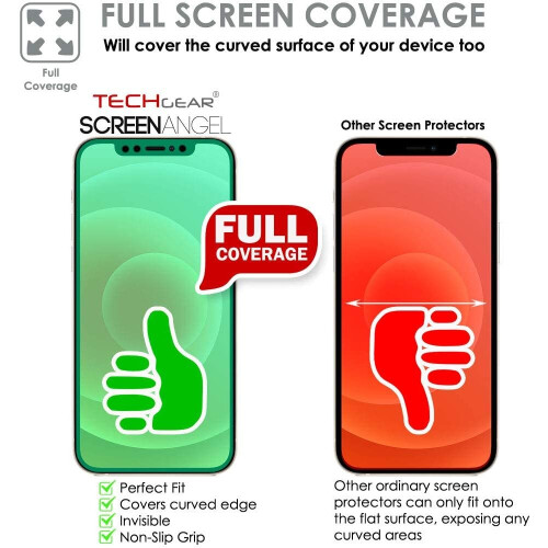 Techgear TECHGEAR [2 Pack Screen Protector fits iPhone 12, iPhone 12 Pro 6.1" [Screen Angel Edition] [Case Friendly] [Bubble Free] [FULL... 2
