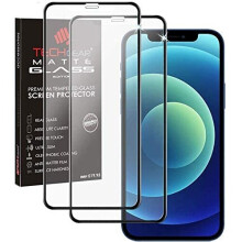 TECHGEAR [2 Pack] Anti Glare Screen Protectors for iPhone 12, iPhone 12 Pro - MATTE 3D GLASS Edition Genuine Tempered Glass...