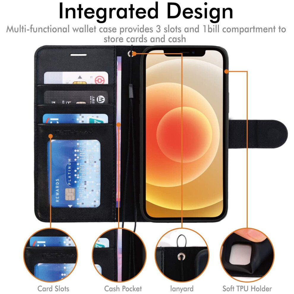 techgear-iphone-12---iphone-12-pro-leather-wallet-case--flip-protective-case-cover-with-wallet-card-holder--stand-and-wrist