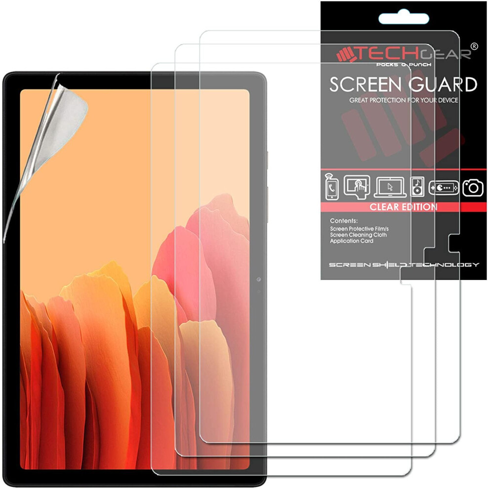 TECHGEAR 3 Pack Galaxy Tab A7 10.4" Screen Protectors (SM-T500 / SM-T505), Ultra CLEAR Screen Protector Guard Cover Designed...